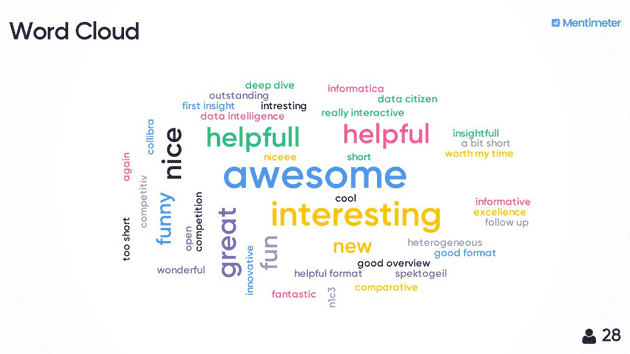 Ergebnisse aus der Live-Umfrage aus dem BARC Speed-Pitch