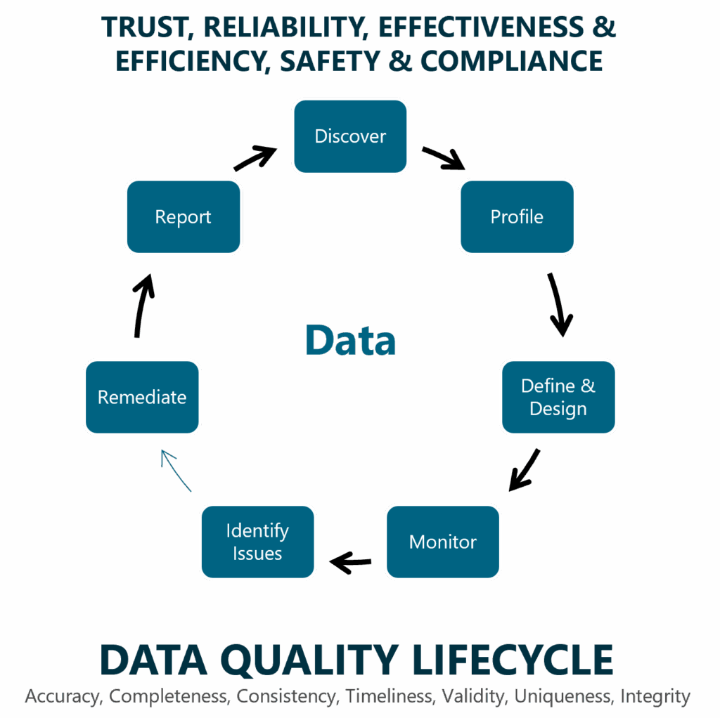 Abbildung 1: Klassischer Datenqualitätszyklus